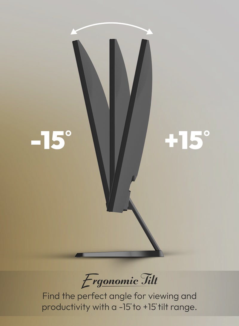 ستارجولد شاشة ألعاب IPS عالية الدقة بالكامل مقاس 24 بوصة، بتردد 100 هرتز، بدون إطار، مزودة بمنفذ HDMI، وتقنية حماية العين، وتقنية منع الوميض. - Image 3